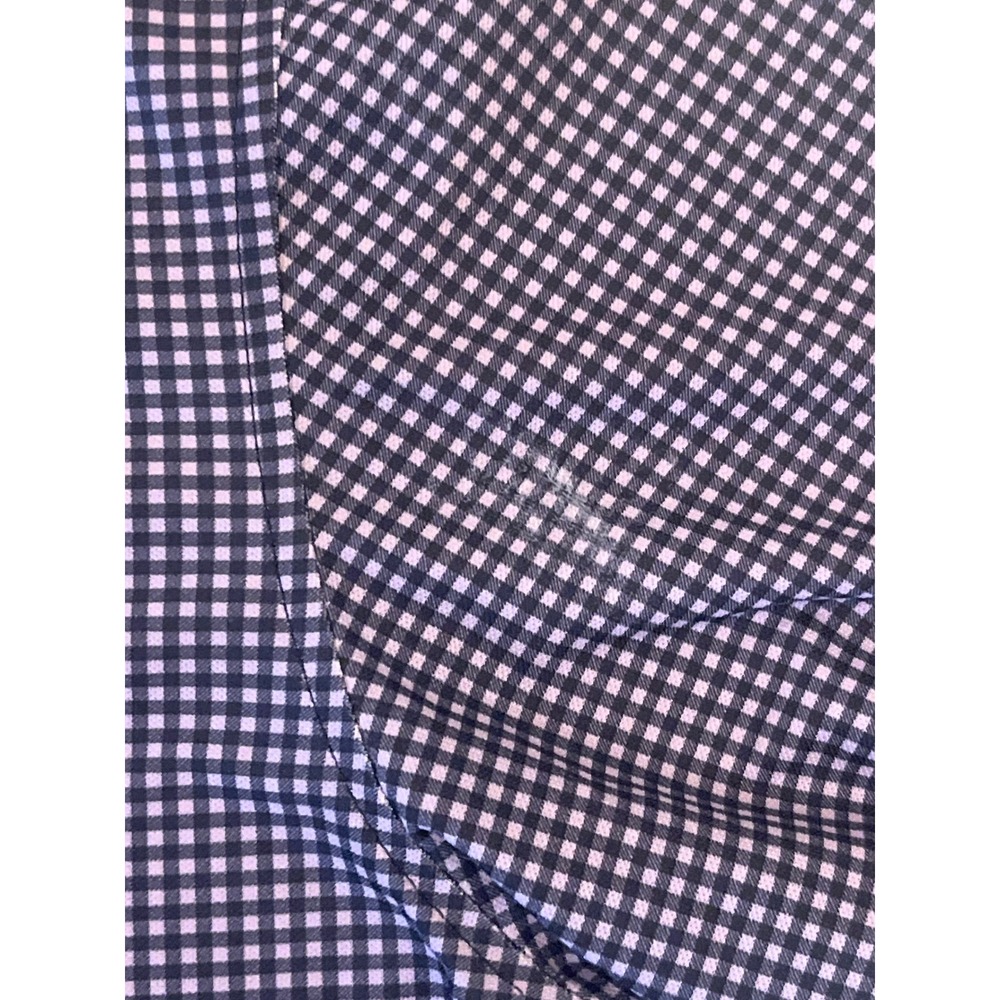 Peter Millar Mens Large Gingham Polo Shirt Summer Comfort Short Sleeve Button Up - Picture 3 of 8